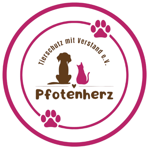 Pfotenherz-Tierschutz mit Verstand e. V. Logo